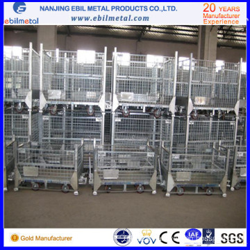 Steel Wire Cage Pallet Storage Box